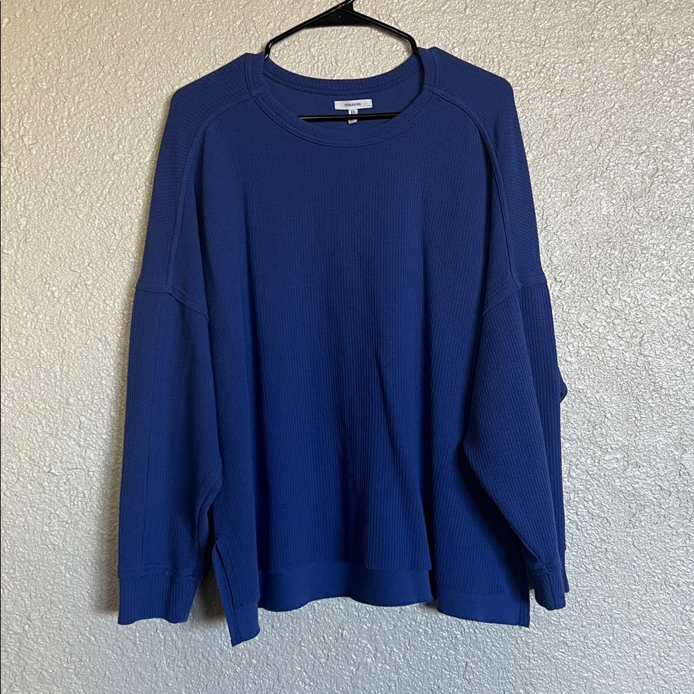 Maurices Blue Crewneck Sweater | Everyday Cozy Style